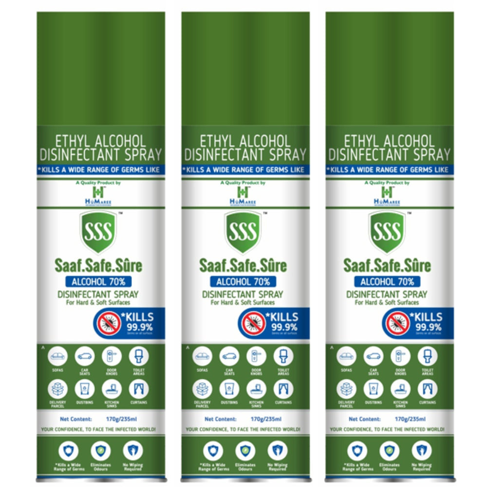 HûMaree® SSS™-235ml (Pack Of 3) - Surface Disinfectant Spray